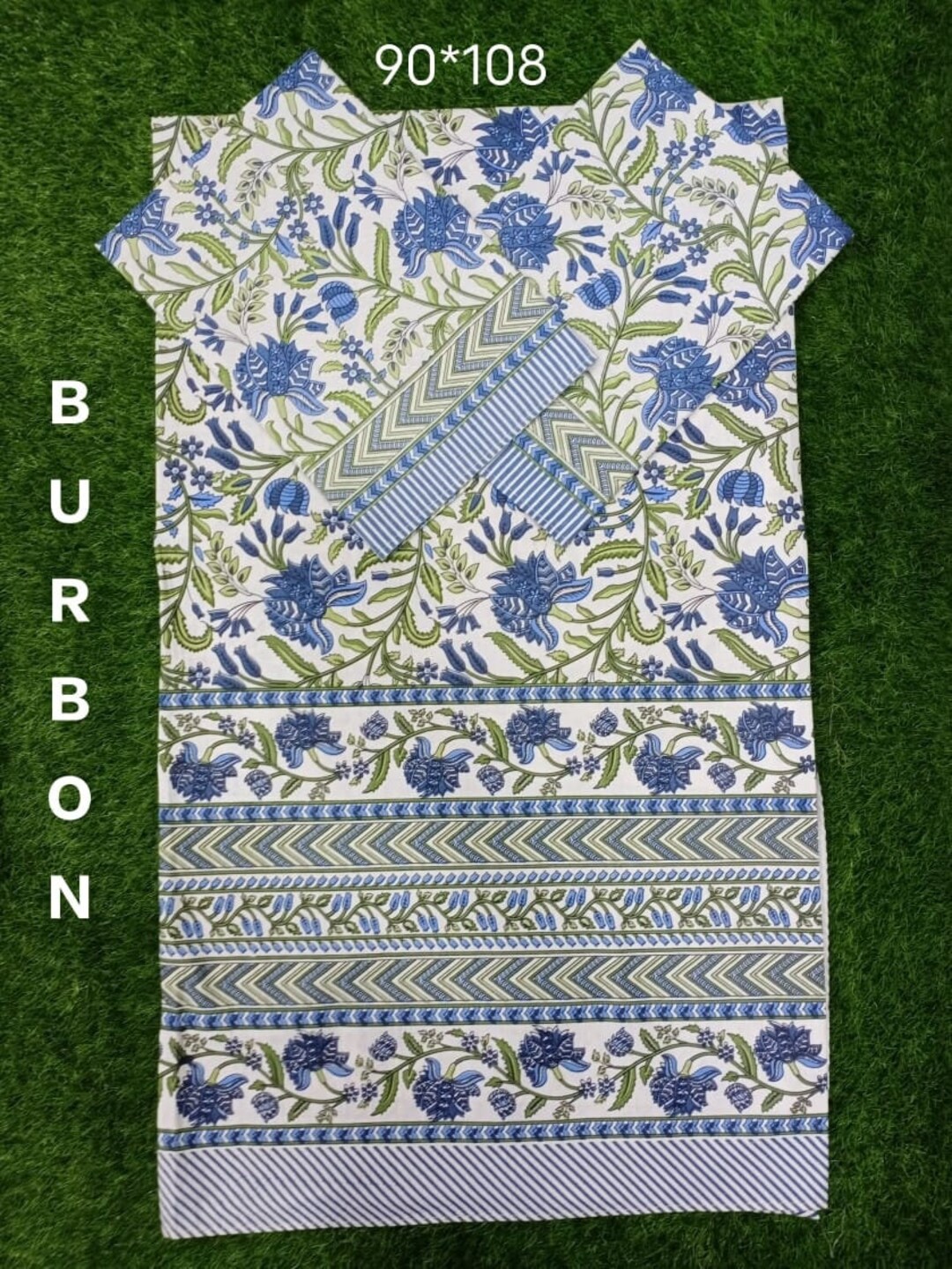 Blockprint Bedsheet Set of 2 Quilt Cover Bed Sheet and Etsy