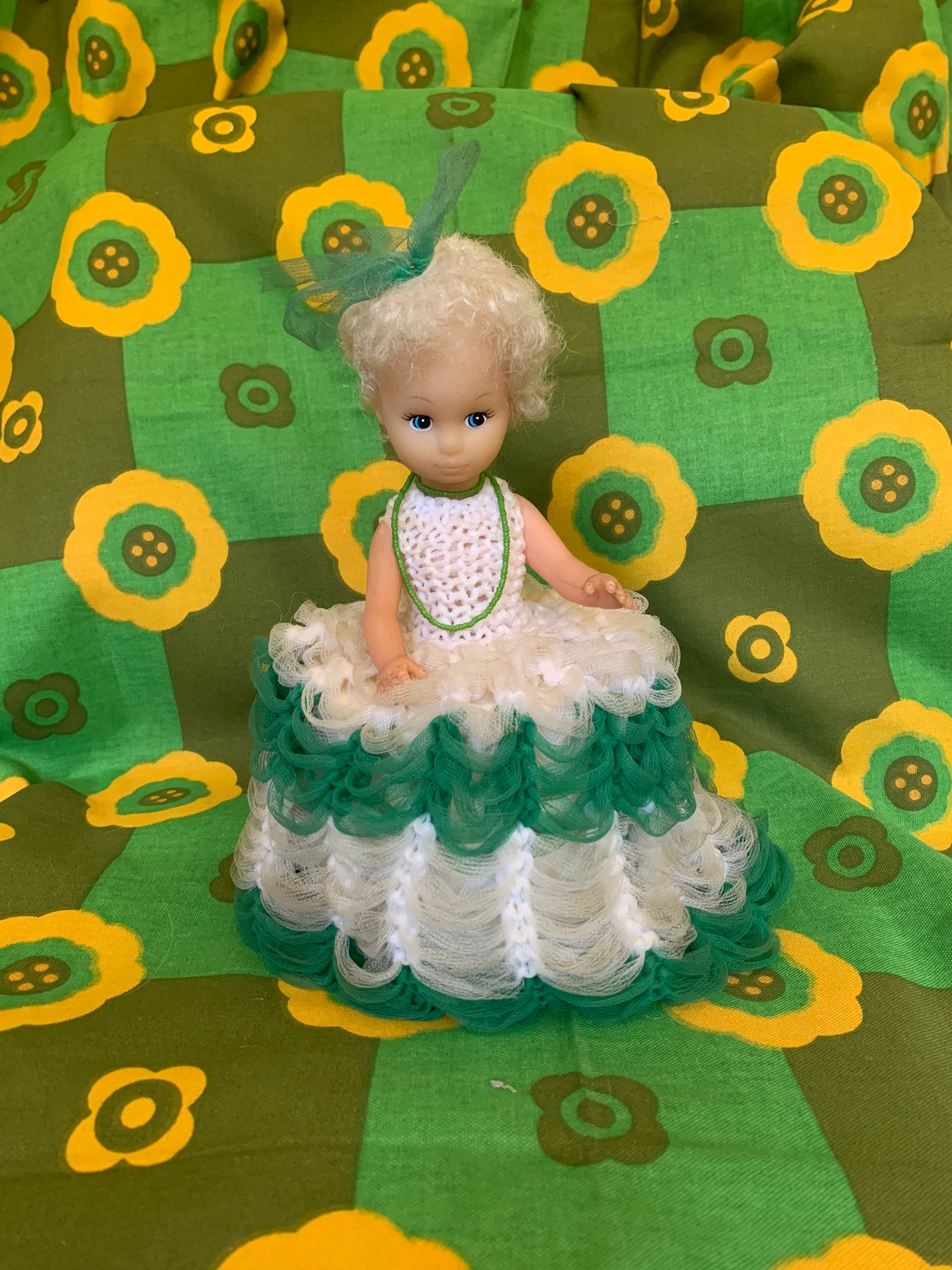 Vintage 60s Toilet Paper Dolly Crochet Boudoir Doll Etsy New Zealand