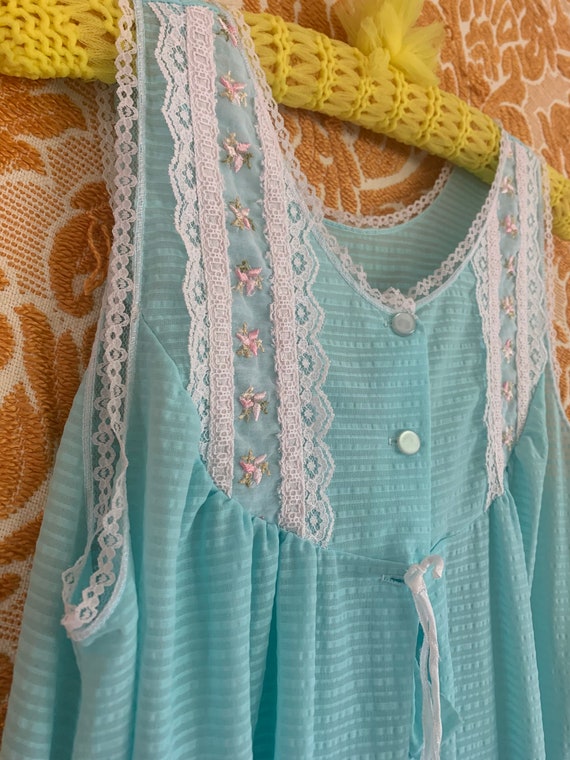 60s sexy and sweet smock style babydoll nightie w… - image 1