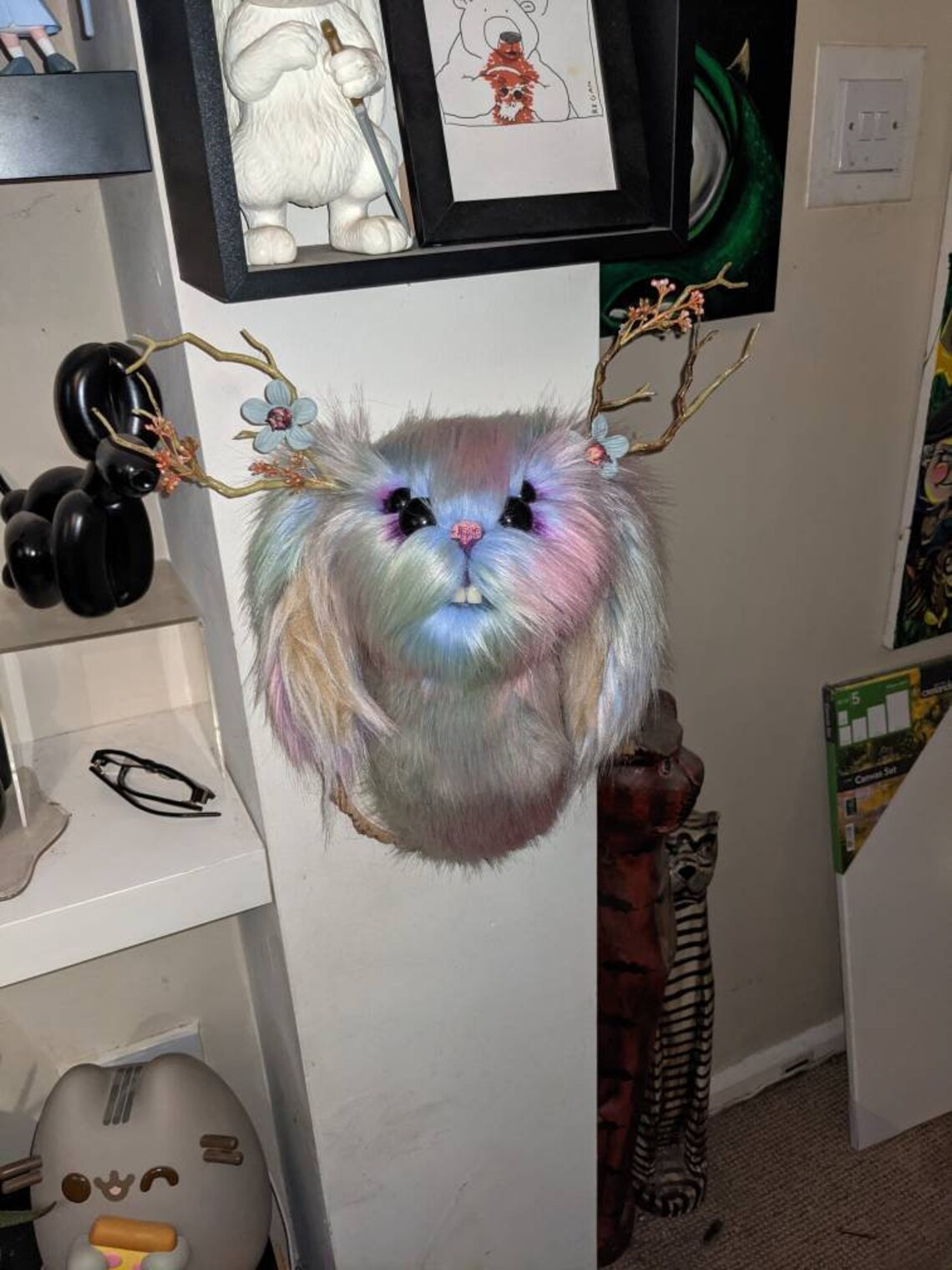 Beautiful Jackalope mounted head Etsy