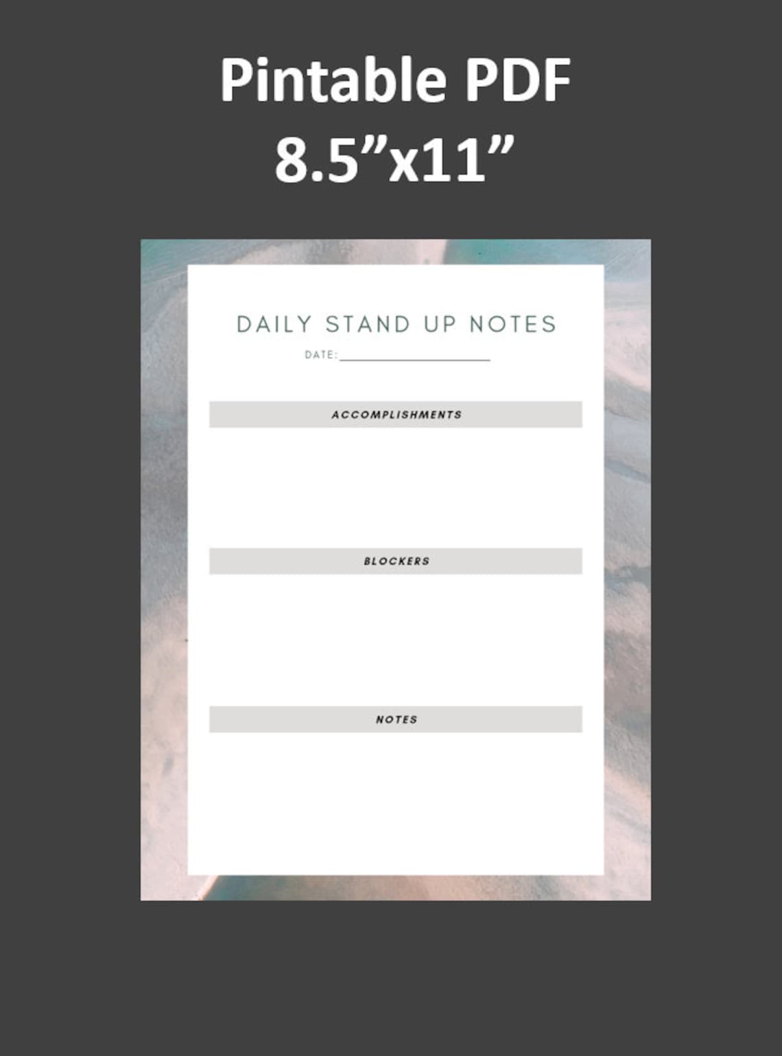 Scrum Meeting Template