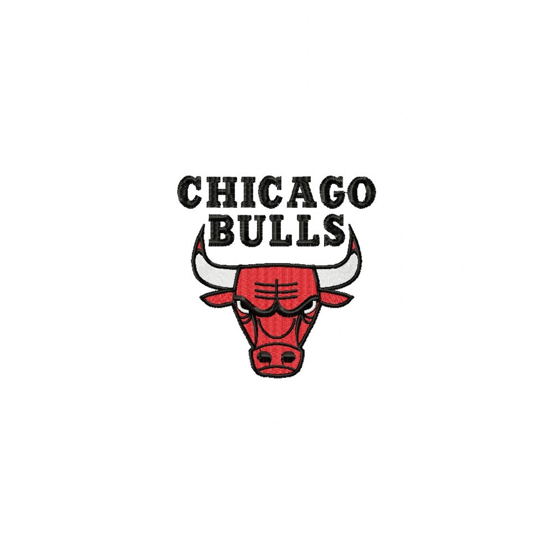 Chicago Bulls Embroidery Design 4 Sizes NBA Sports Team Etsy