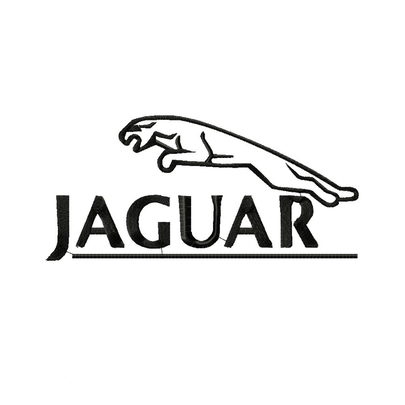 Jaguar Logo Embroidery Design 5 Sizes Car Badge Car Logos | Etsy
