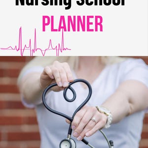 Nursing School Planner, Student Planner, Nurse Organizer, Academic Planner, Nursing Student Gift, Future Nurse