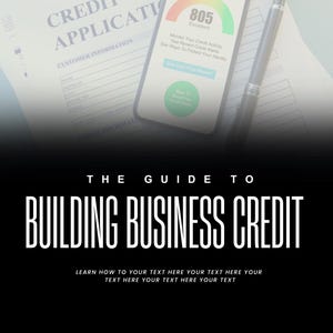 Business Credit Digital Course, Building Business Credit, Finance Tools, UK Digital Products, Business Growth, Credit Insight