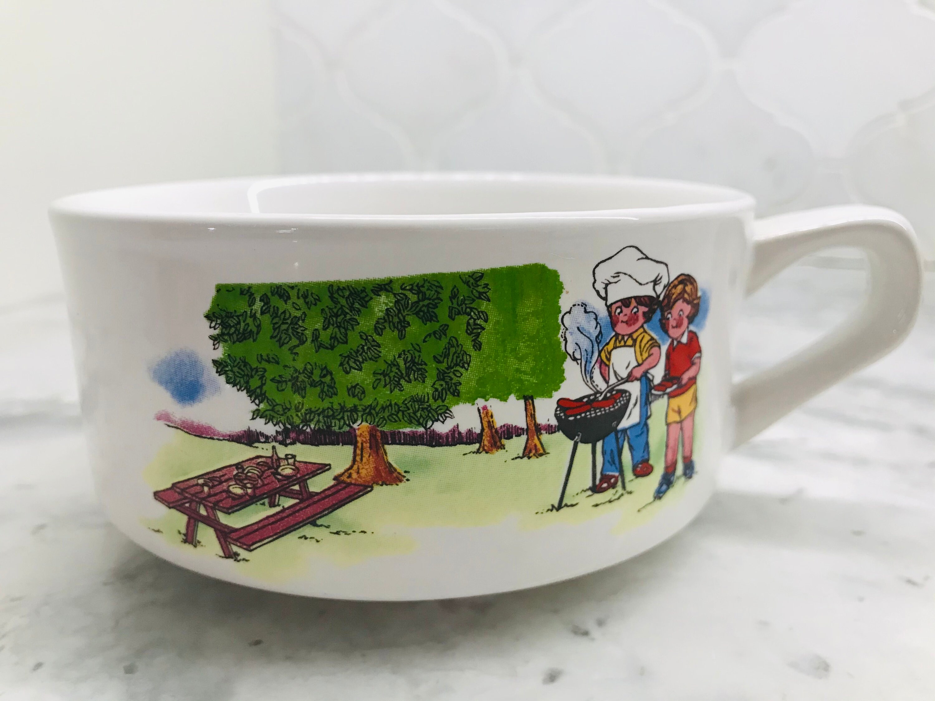 Set of 6 Vintage Campbell's Soup Bowls Etsy