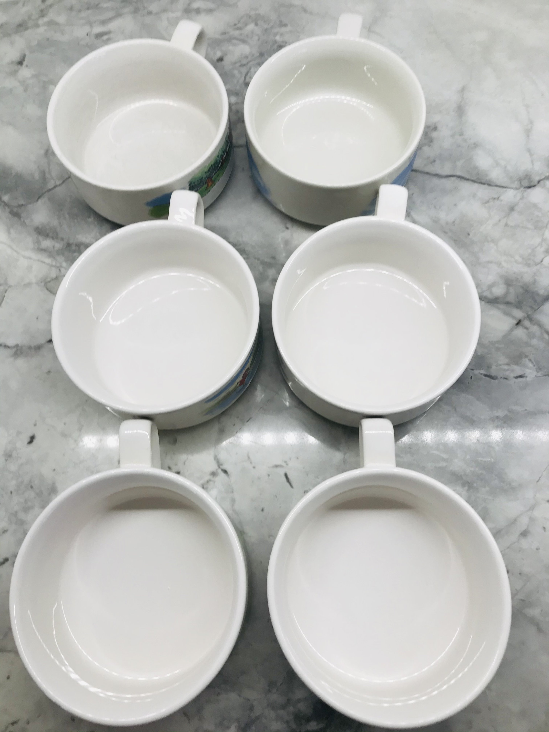 Set of 6 Vintage Campbell's Soup Bowls Etsy