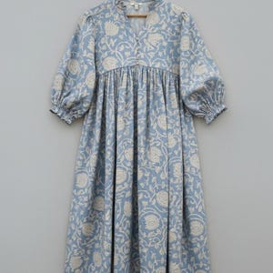 white christmas dresses Gold Button House Dress- Short or Long Sleeve! - L / Long Sleeve main image 1
