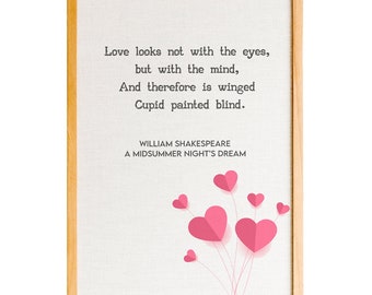 William Shakespeare - A Midsummer Night's Dream - Love Looks Not