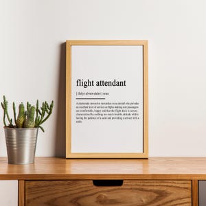 Flight attendant Definition, Pilot gift, Airlines, Travel Gift, Air Hostess Gift, Cabin Crew Gift, Aviation Themed gift, Aviation Gifts