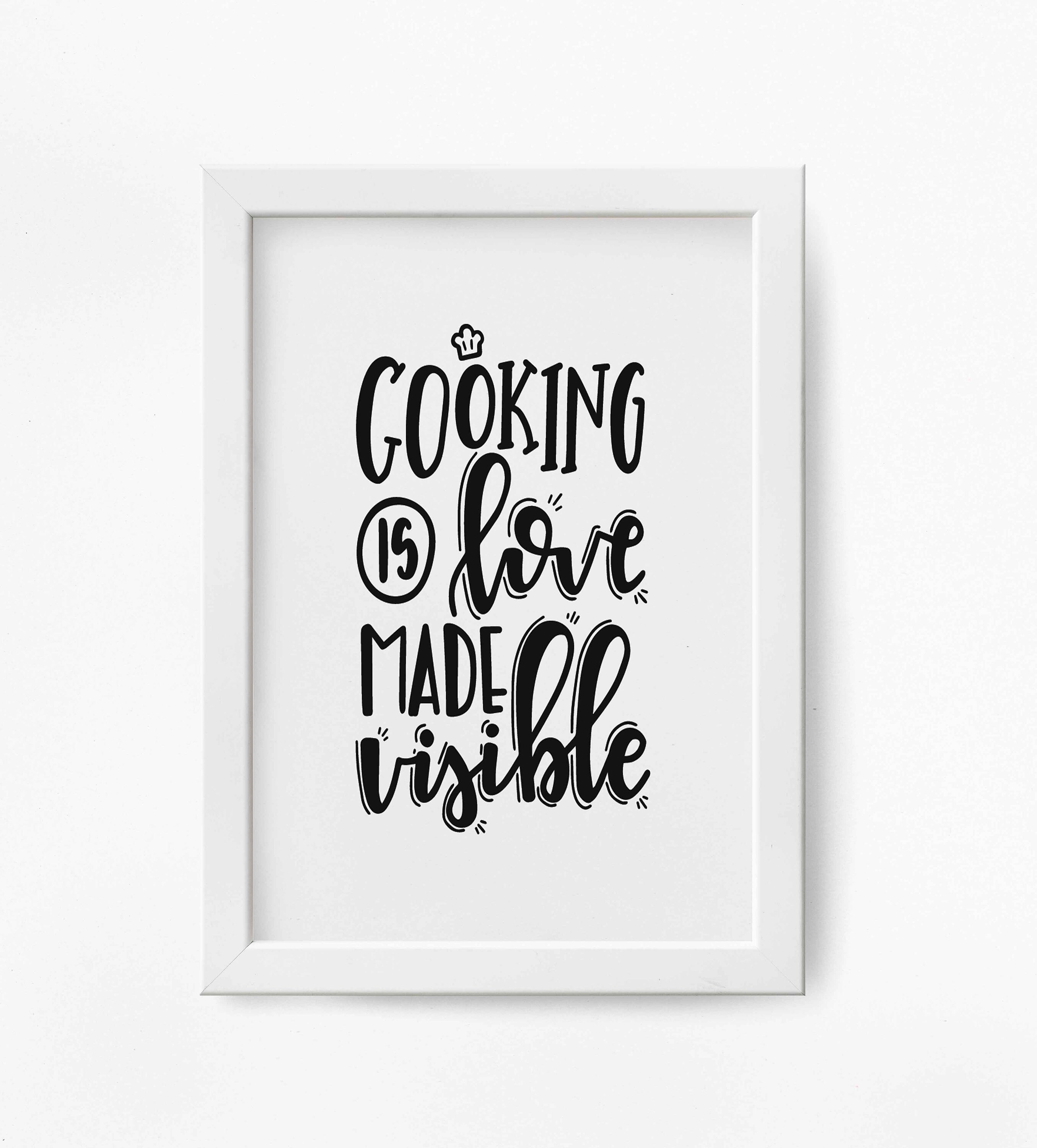 Küchen Spruch Drucke Küchen Wandkunst Küchen Dekor | Etsy