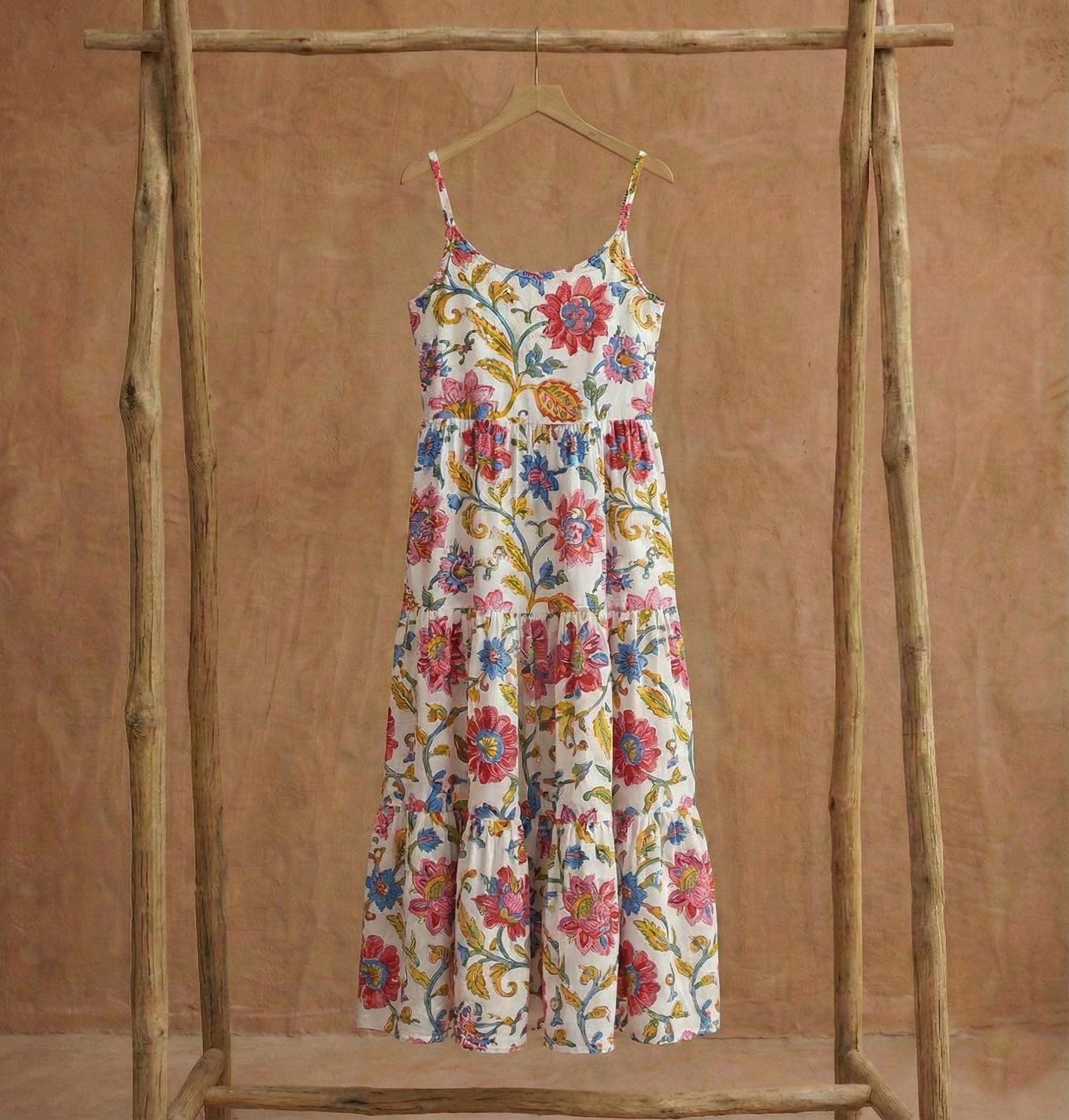 Kantha Print Dress - Etsy Israel