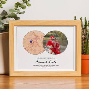 Custom Map | Our First Home Map | Valentines Day Gift For Him | Anniversary Gift | Custom Wedding Gift | City Map Print | Digital or Print
