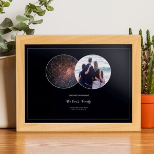 Digital Download Custom Star Map by Date Printable Constellation, Chart, Personalized Star Maps, Gift for Family, Christmas Gift, Night Sky