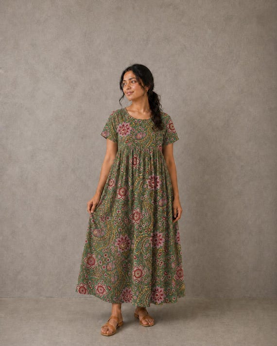 Buy Cotton Dresses for Women, Cotton Maxi Dress, Women Dresses, Gift for Her, Summer Dress, Casual Dress, 100% Cotton Online in India