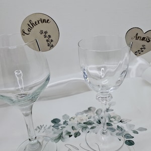 Marque-places en bois personnalisés –  Idéal pour mariage anniversaire, baptême,fête, événements – Décoration de table.