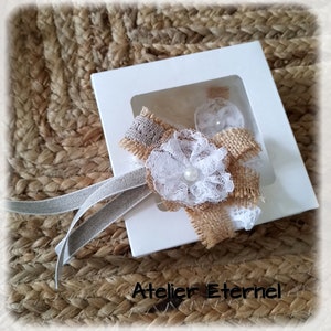 Wedding bracelet, bride, bridesmaid, witnesses. Country wedding