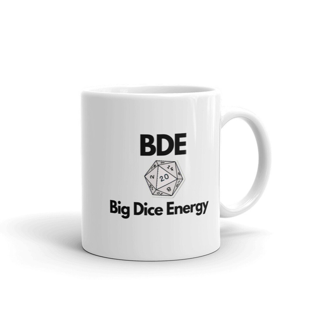 BDE Big Dice Energy MTG Mug Nerdy Gift Magic the Etsy UK