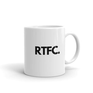 Tasse RTFC | Tasse MTG | Cadeau Nerdy | Magic The Gathering - France | Lire la carte F ing | RPG - France | Cadeau Pathfinder