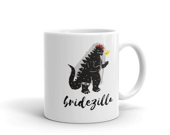 Bridezilla Monster Mug / Bridezilla Mug / Regalo de novia / Regalo de compromiso / Taza de fiesta nupcial