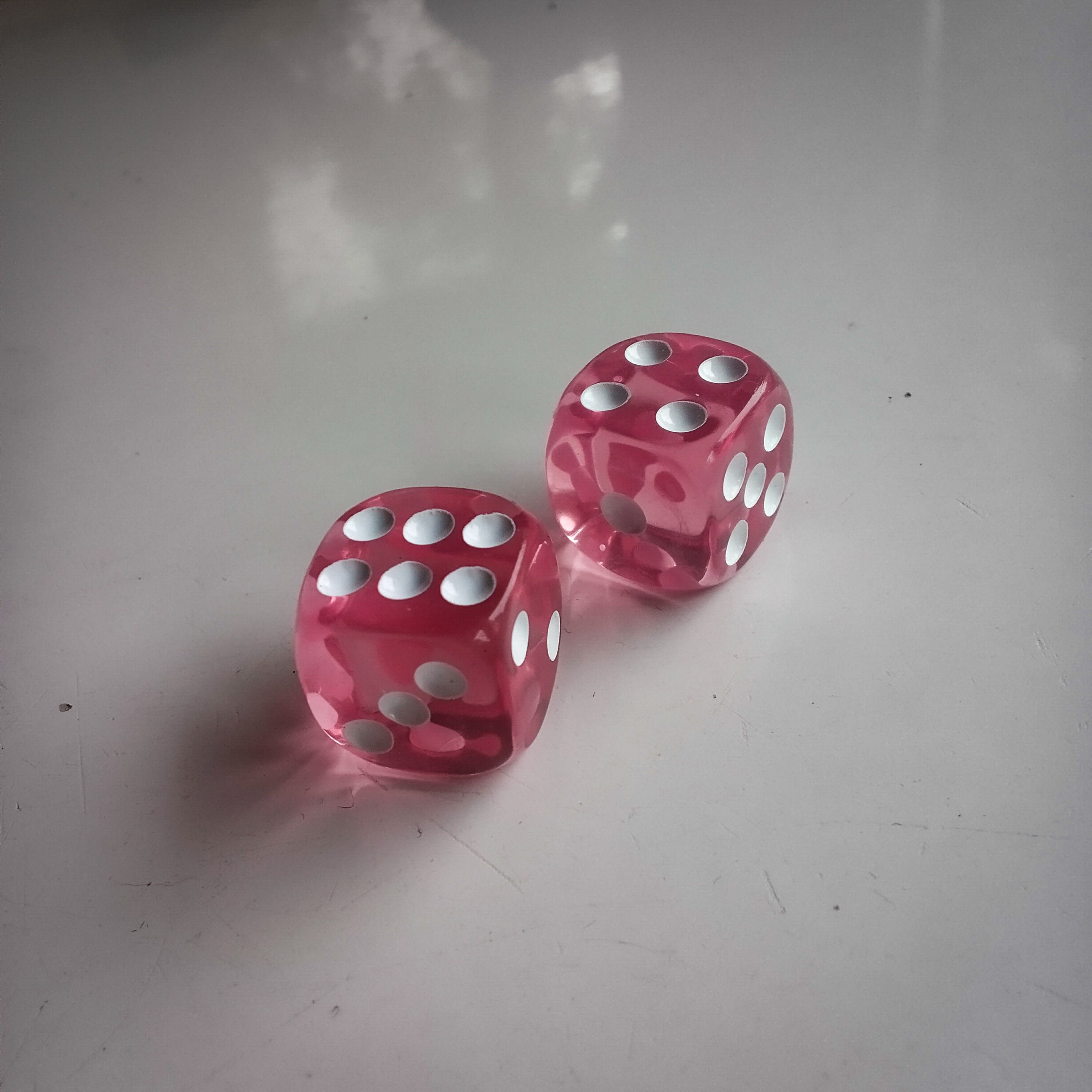 Vintage French Rose Jelly Dice Set