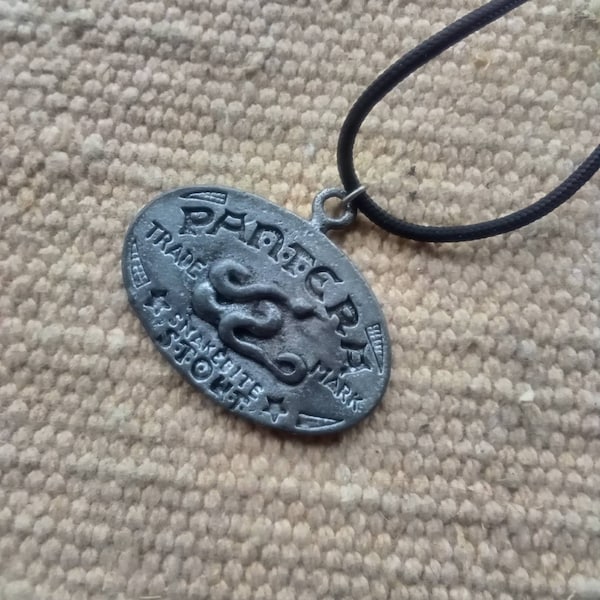 Vintage Pewter Pantera Snakebite Stout Pendant