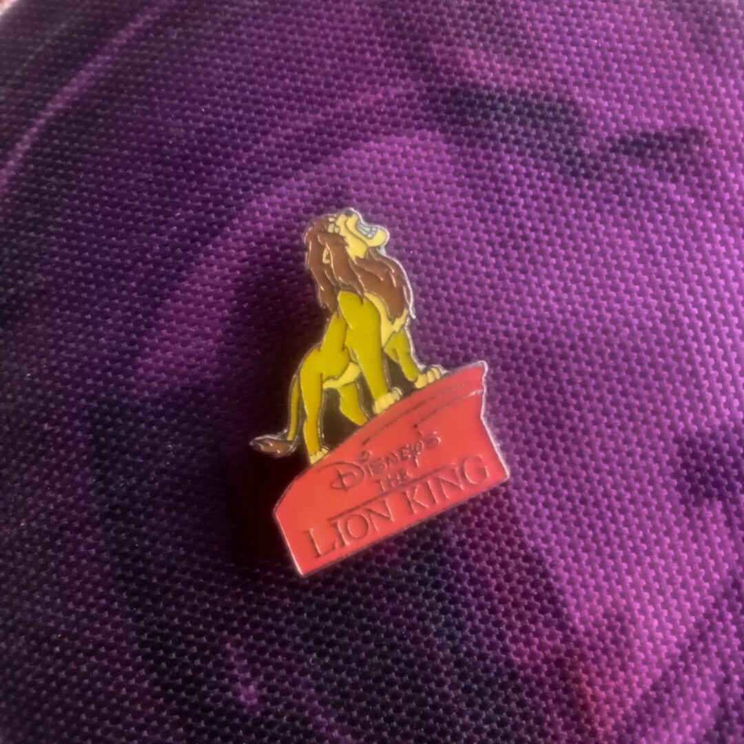 Walt Disney Lion King Enamel Pin Etsy