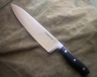 Vintage Farberware cuchillo de utilidad de chef integral forjado
