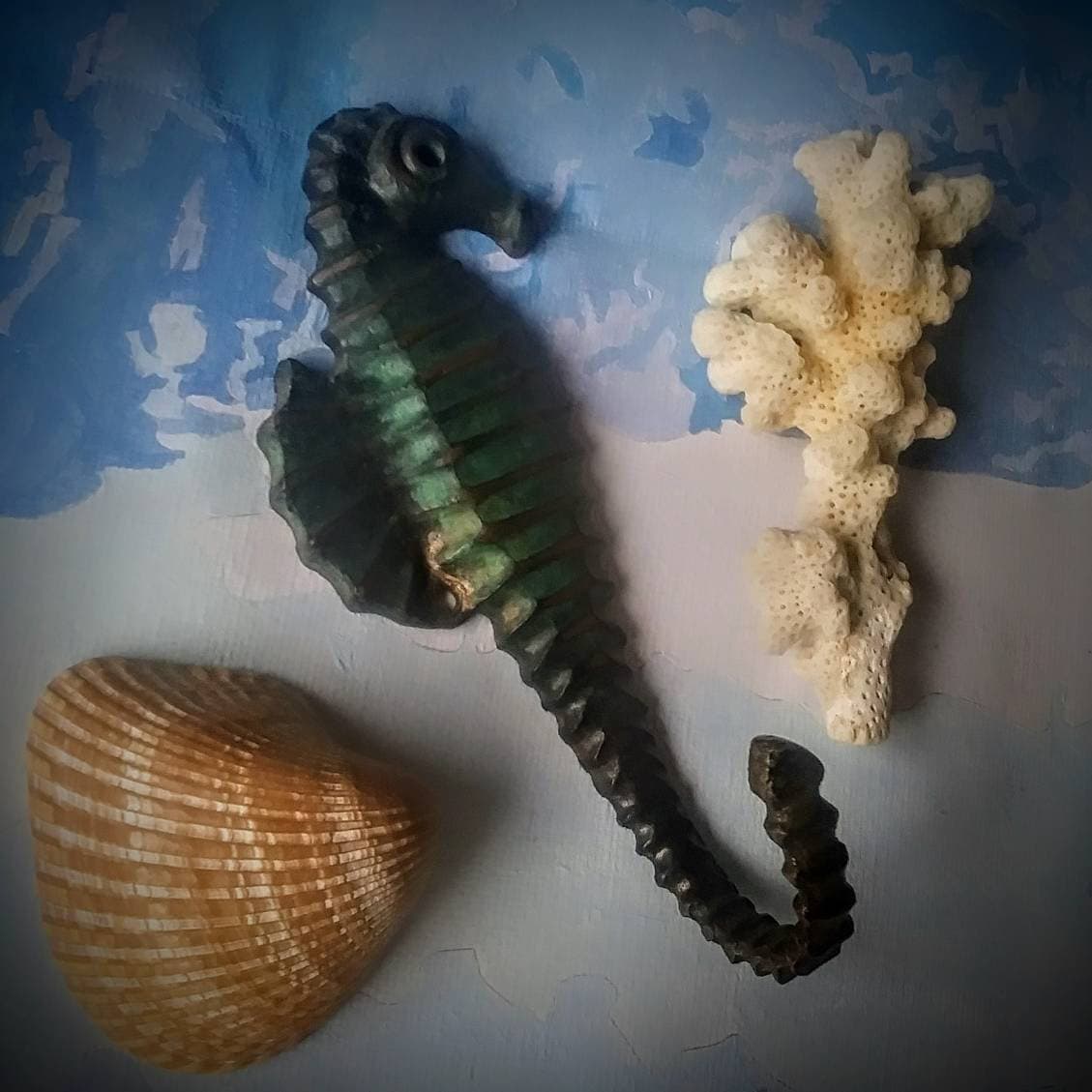 Messing Seepferdchen Wandhaken | Etsy