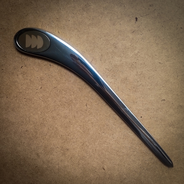 Vintage Modern Chrome Letter Opener