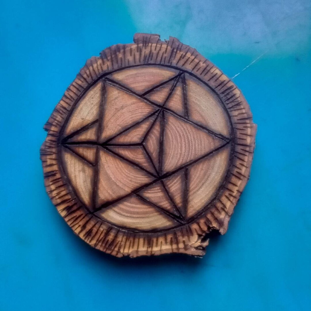 Triforce Wood Burning Tile Etsy
