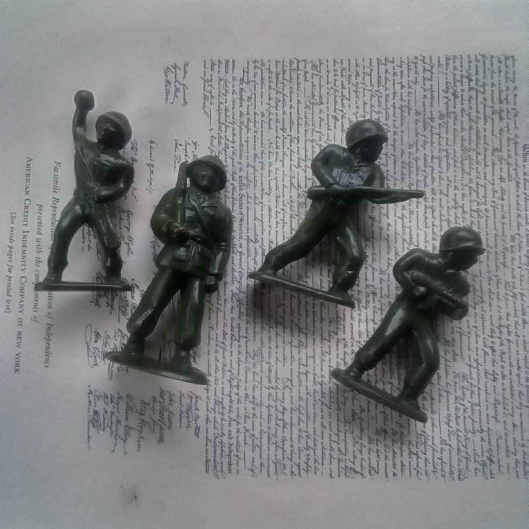 Vintage WW2 Toy Soldiers Etsy