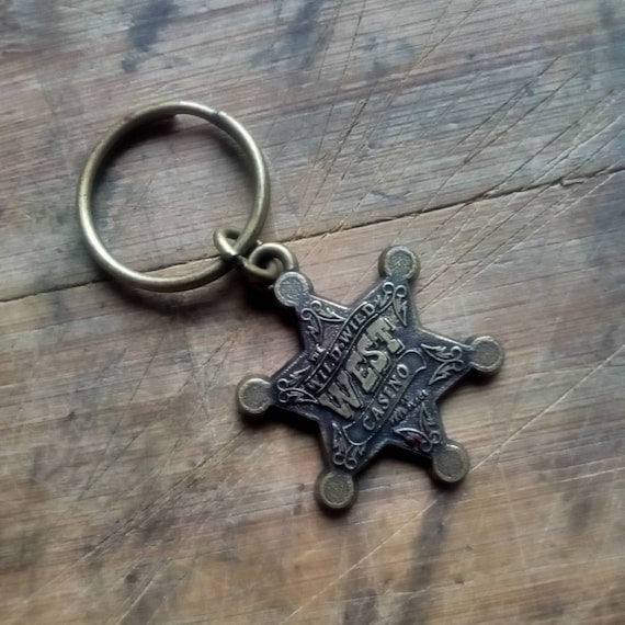 Vintage Wild Wild West Keychain - image 1