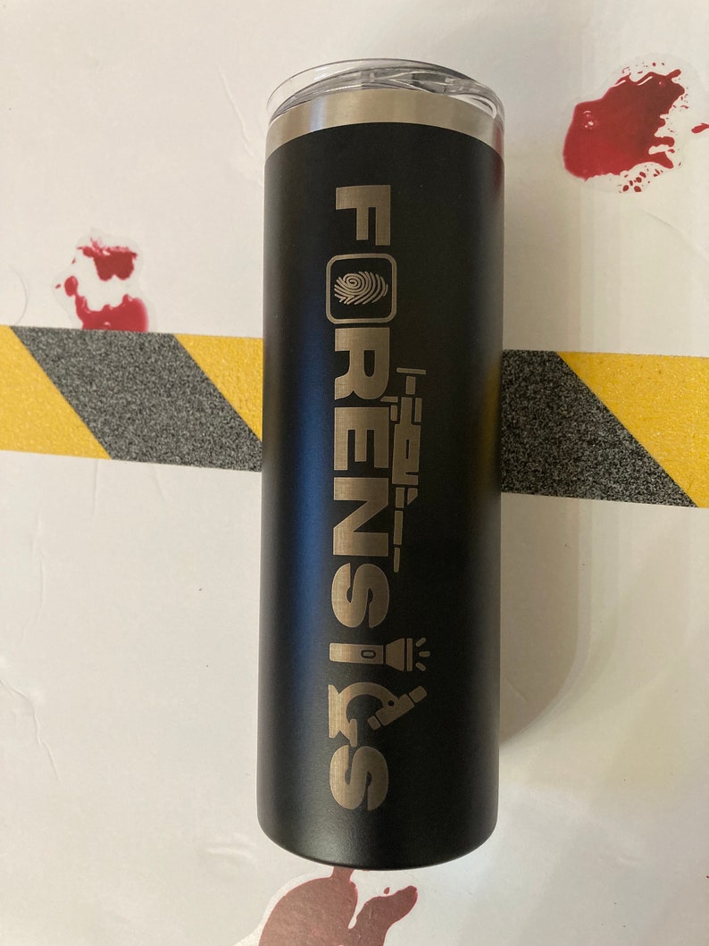 Engraved Forensic Science Tumbler: Personalized CSI Gift, 20oz - Etsy