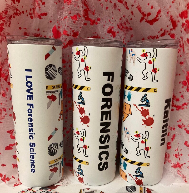 Personalized Forensic Science Tumbler: Glow in Dark CSI Gift - Etsy