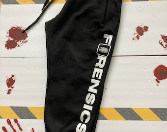 Forensic Science Joggers Sweatpants Forensics gift Forensic Scientist Student gift latent print examiner sweats csi