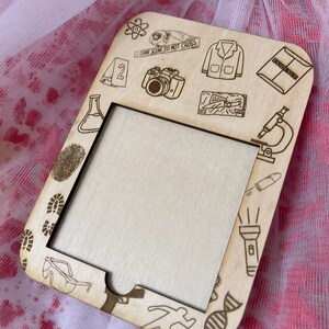 30 Personalized Forensic Science Sticky Note Holder Forensics gift CSI Custom Notepad Holder