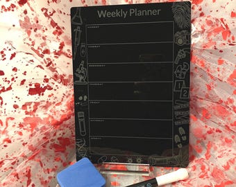 Personalized Weekly Planner Forensic Science Gift