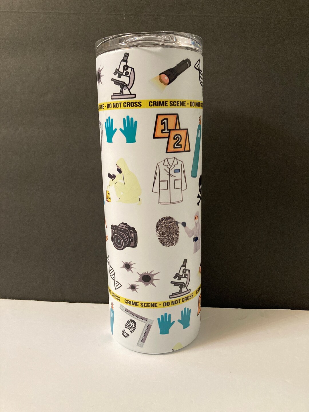 Personalized Forensic Science Tumbler: Glow in Dark CSI Gift - Etsy