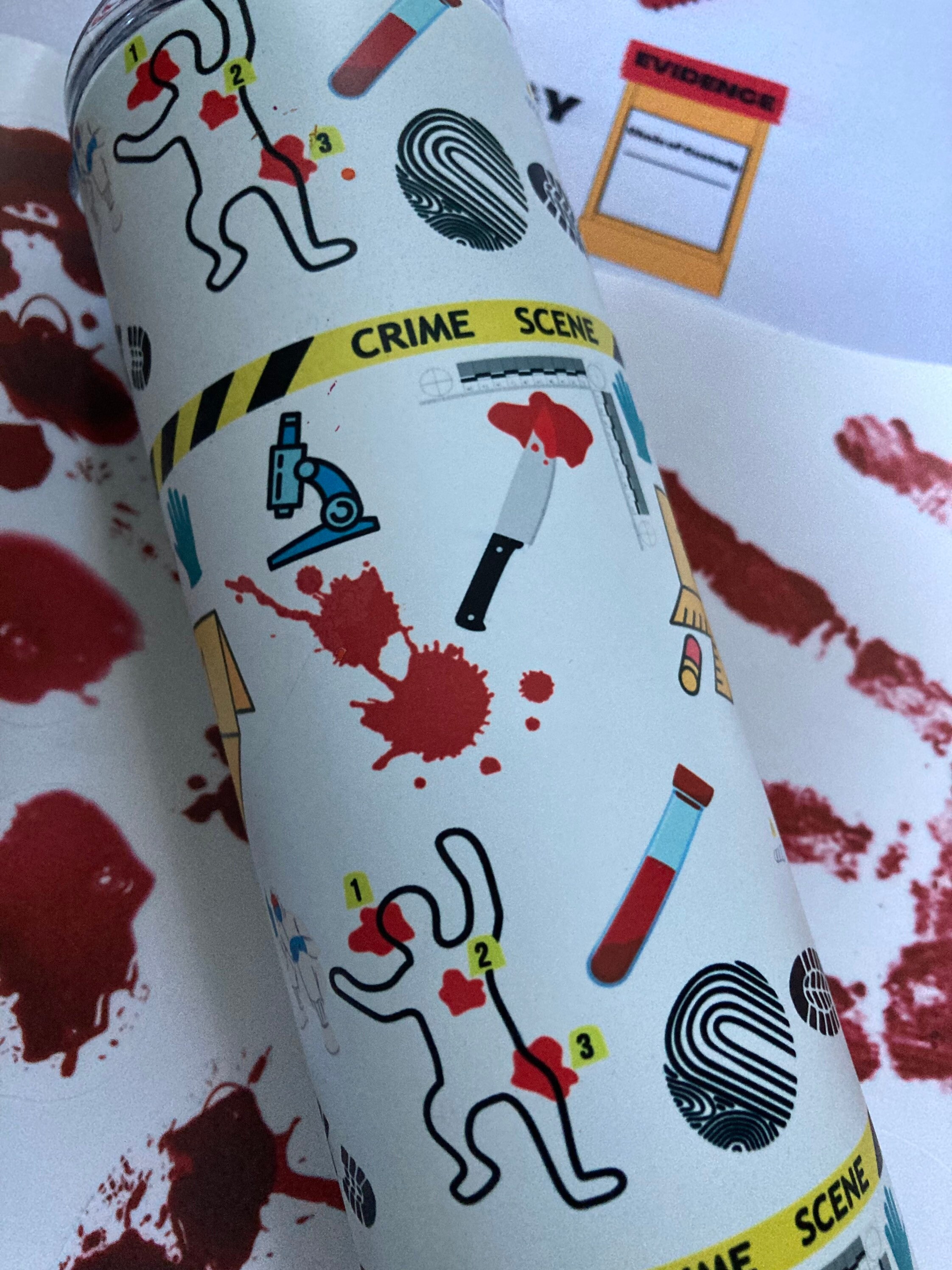Personalized Forensic Science Tumbler: Glow in Dark CSI Gift - Etsy