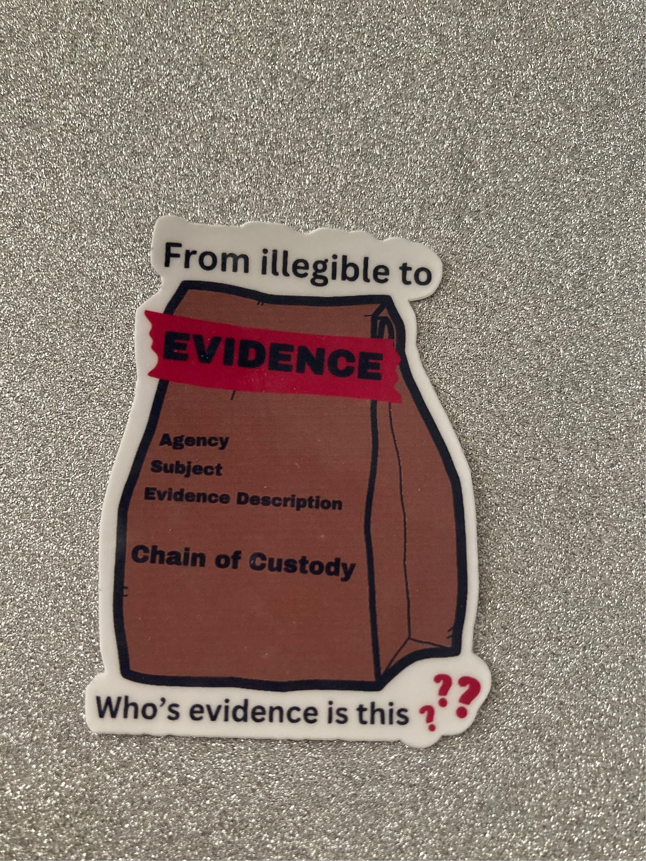 Sticker For Forensic Lab Funny Forensic Science Stickers: Criminalist, CSI, Lab Stickers - Etsy