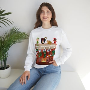 Forensic Christmas Crewneck Sweatshirt forensic science gift criminalist forensic scientist sweatshirt crime scene investigator