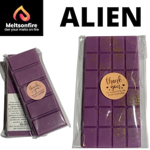 Alien Wax Melts - Cera di soia vegana altamente profumata fatta a mano al 100% Nuovo