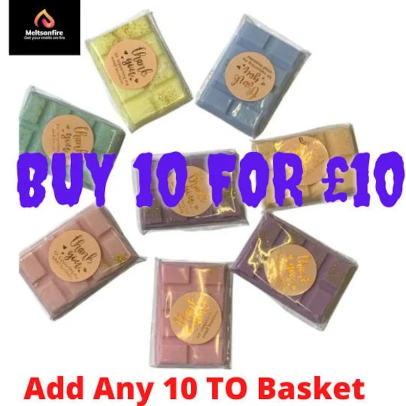 Highly Scented Soy Wax Melts: Aromatherapy Snap Bars - Etsy UK