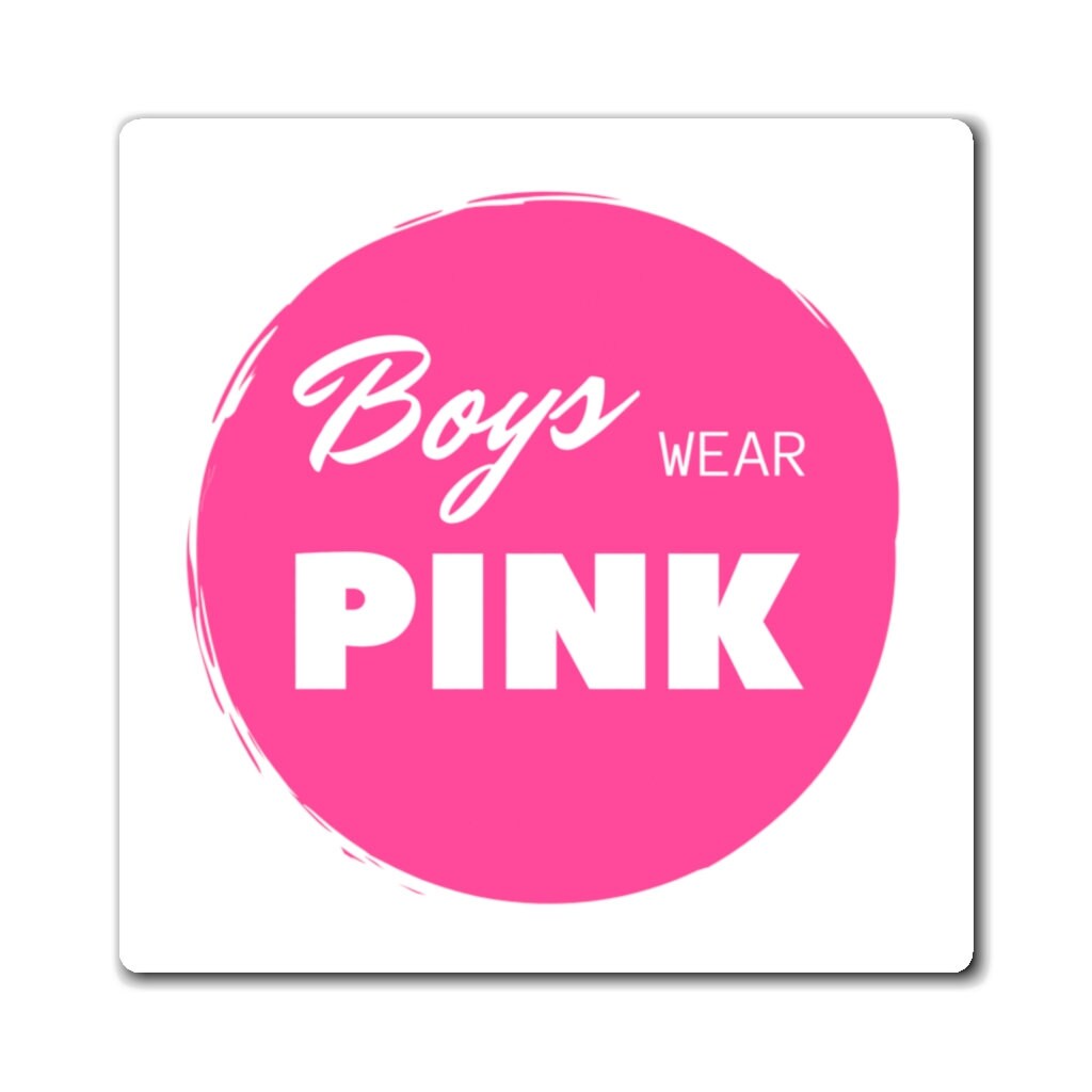 Boys Wear Pink Fridge Colors Have No Gender Etsy UK