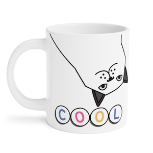 Cool Cat Mug, Cool Coffee Mug, Cat coffee mug, Funny Cat Mug, Cat Cup, Cat Lover Gift, Funny Coffee Mugs, Funny Cats, Cat Lover Gift for her
