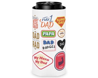 Regalo del Día del Padre, Papá Bebible Cooler, Papá Beer Cooler, Funny Gift DAD, Dad Badges, Can Cooler, Can Holders, Beer Can Cooler Gift