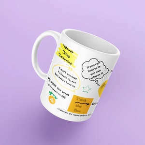 Millionaire Mindset Mug, Inspirational Coffee Cups, Motivational Gift Ideas, Success Mug, Life Mug, Passion Mug, Growth Mindset Mug, Coffee
