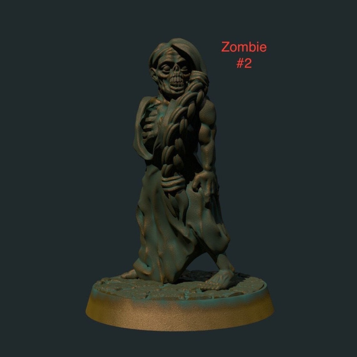 Zombies 3d Resin Printed 28mm Scale Miniature for | Etsy
