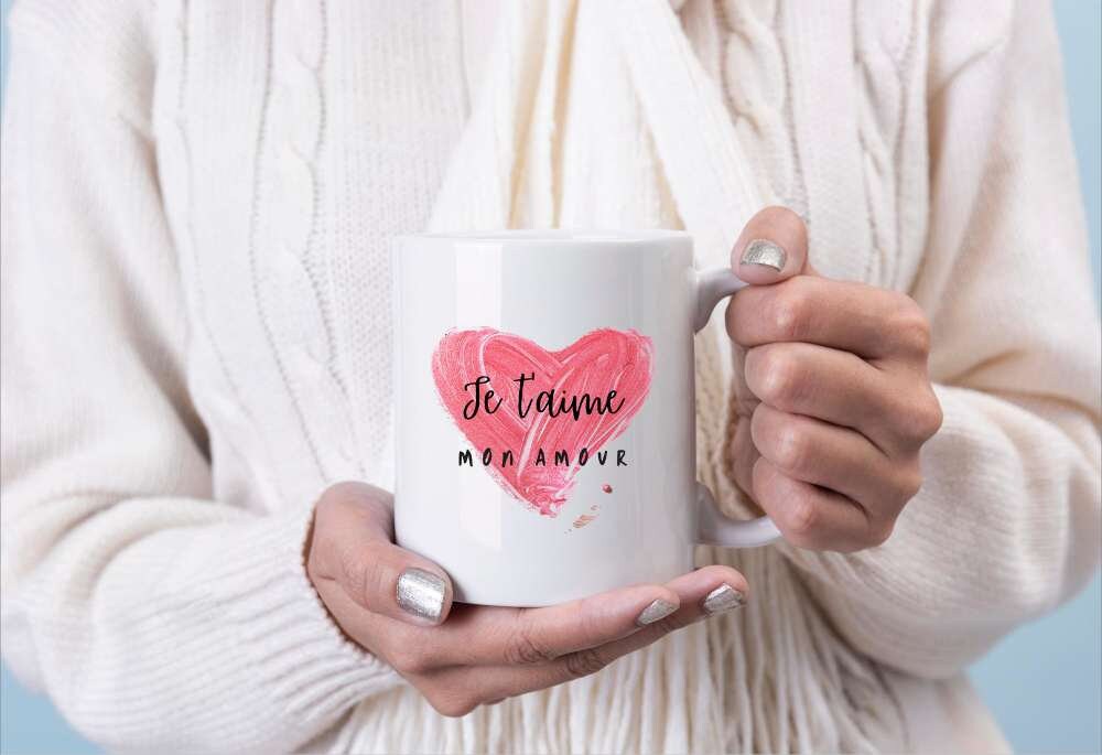 Mug Pour Toute Occasion à Offrir Je T'aime Mon Amour Idée de Cadeau Sa Femme, Son Mari, Compagnon, C